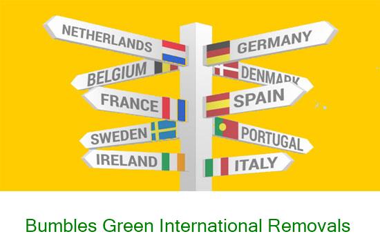 Bumbles Green international removal company